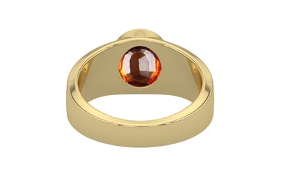 Ashtadhatu Hessonite Garnet Ring Limited Quality (R10)