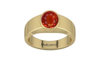 Ashtadhatu Hessonite Garnet Ring Limited Quality (R10)