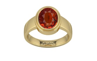 Ashtadhatu Hessonite Garnet Ring Limited Quality (R3)