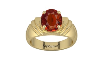 Ashtadhatu Hessonite Garnet Ring Limited Quality (R4)
