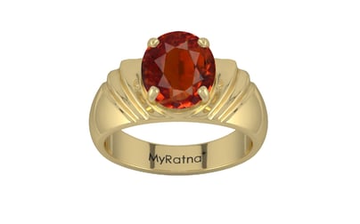 Ashtadhatu Hessonite Garnet Ring Limited Quality (R4)