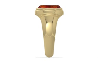 Ashtadhatu Hessonite Garnet Ring Limited Quality (R7)