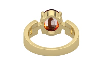 Ashtadhatu Hessonite Garnet Ring Limited Quality (R8)