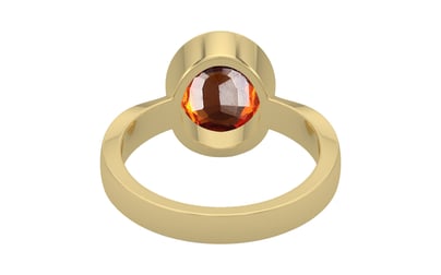 Ashtadhatu Hessonite Garnet Ring Limited Quality (R9)