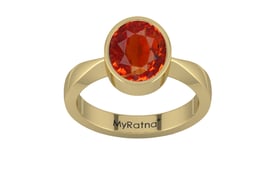 Ashtadhatu Hessonite Garnet Ring Limited Quality (R9)