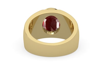Ashtadhatu Hessonite Garnet Ring Prime Quality (R1)