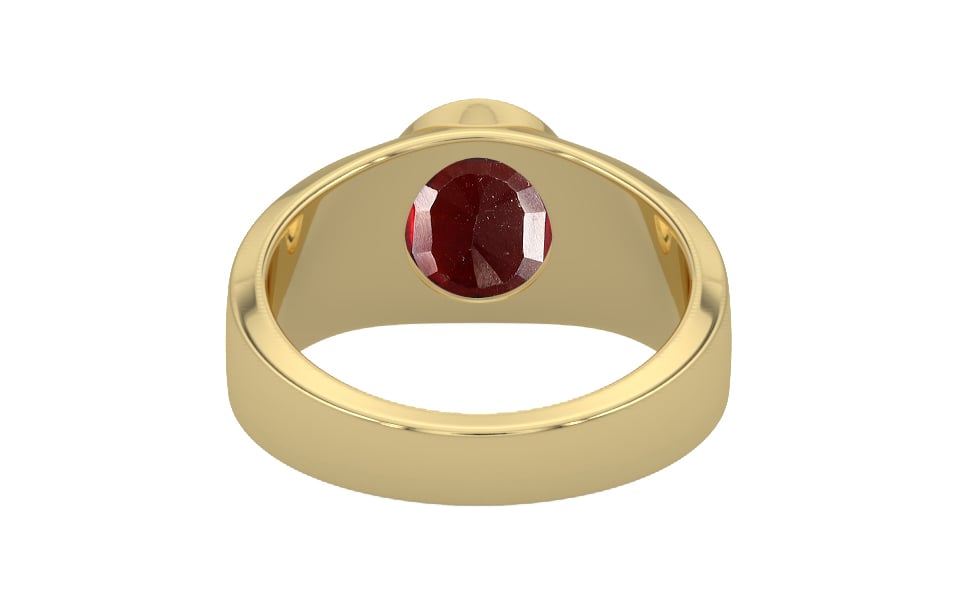 Ashtadhatu Hessonite Garnet Ring Prime Quality (R10)