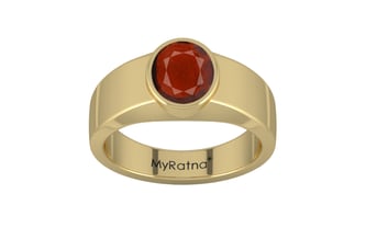 Ashtadhatu Hessonite Garnet Ring Prime Quality (R10)