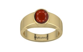 Ashtadhatu Hessonite Garnet Ring Prime Quality (R10)