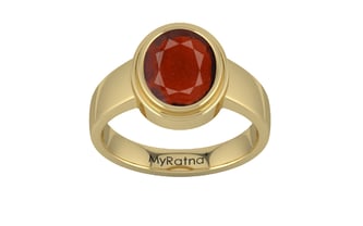 Ashtadhatu Hessonite Garnet Ring Prime Quality (R3)