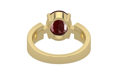 Ashtadhatu Hessonite Garnet Ring Prime Quality (R8)