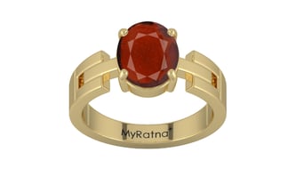 Ashtadhatu Hessonite Garnet Ring Prime Quality (R8)