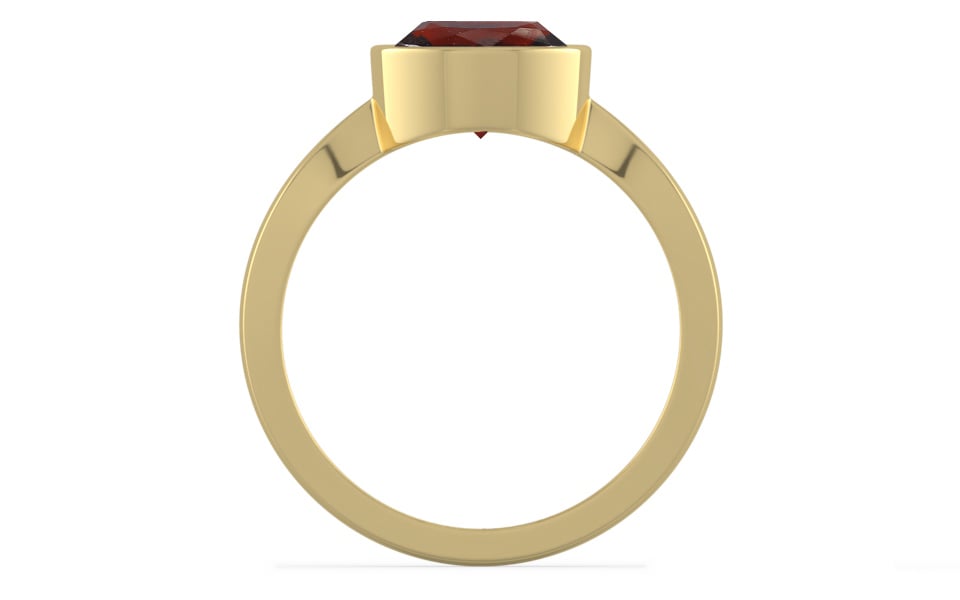 Ashtadhatu Hessonite Garnet Ring Prime Quality (R9)