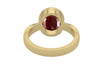 Ashtadhatu Hessonite Garnet Ring Prime Quality (R9)