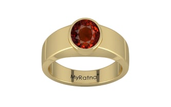 Ashtadhatu Hessonite Garnet Ring Rare Quality (R10)
