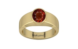 Ashtadhatu Hessonite Garnet Ring Rare Quality (R10)