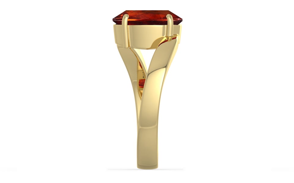 Ashtadhatu Hessonite Garnet Ring Rare Quality (R2)