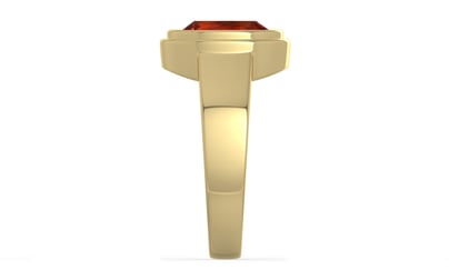 Ashtadhatu Hessonite Garnet Ring Rare Quality (R3)