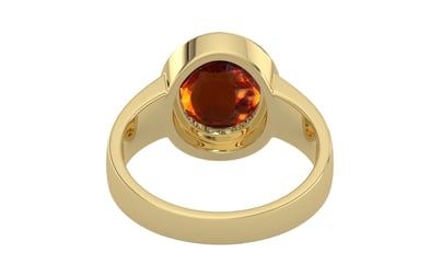 Ashtadhatu Hessonite Garnet Ring Rare Quality (R3)