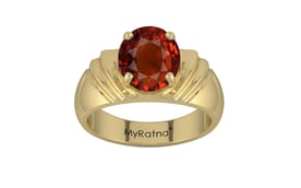 Ashtadhatu Hessonite Garnet Ring Rare Quality (R4)