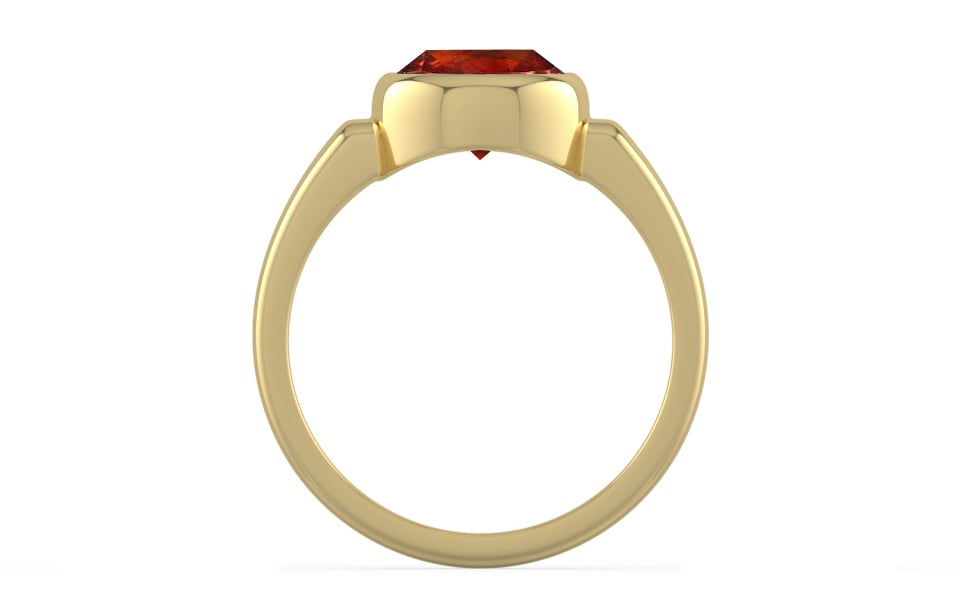 Ashtadhatu Hessonite Garnet Ring Rare Quality (R6)