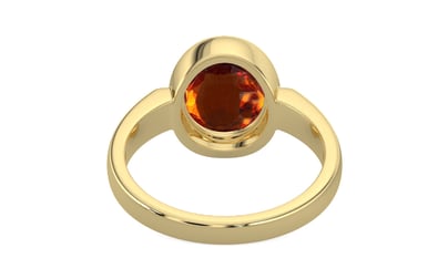 Ashtadhatu Hessonite Garnet Ring Rare Quality (R6)