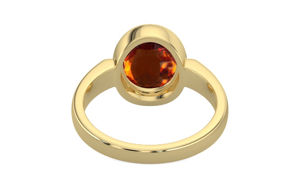 Ashtadhatu Hessonite Garnet Ring Rare Quality (R6)