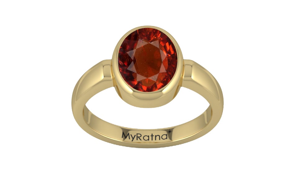 Ashtadhatu Hessonite Garnet Ring Rare Quality (R6)