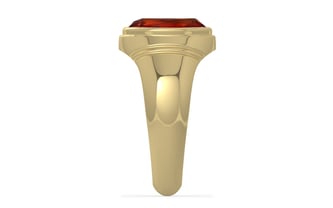 Ashtadhatu Hessonite Garnet Ring Rare Quality (R7)