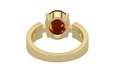 Ashtadhatu Hessonite Garnet Ring Rare Quality (R8)