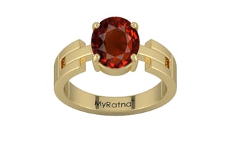 Ashtadhatu Hessonite Garnet Ring Rare Quality (R8)