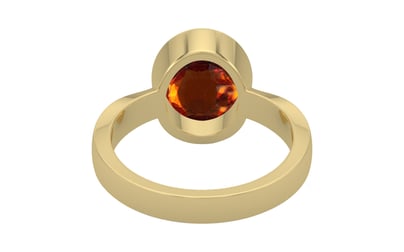 Ashtadhatu Hessonite Garnet Ring Rare Quality (R9)