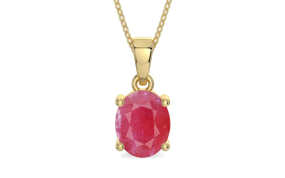 Ashtadhatu Ruby Pendant Fine Quality (P10)