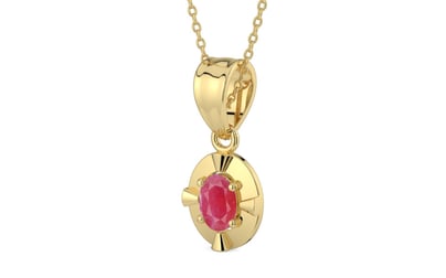 Ashtadhatu Ruby Pendant Fine Quality (P11)