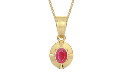 Ashtadhatu Ruby Pendant Fine Quality (P11)