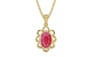 Ashtadhatu Ruby Pendant Fine Quality (P3)