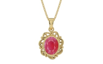 Ashtadhatu Ruby Pendant Fine Quality (P5)