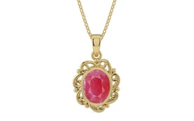 Ashtadhatu Ruby Pendant Fine Quality (P5)