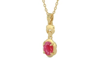 Ashtadhatu Ruby Pendant Fine Quality (P6)