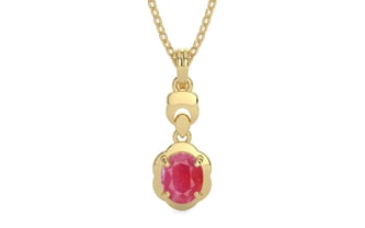 Ashtadhatu Ruby Pendant Fine Quality (P6)