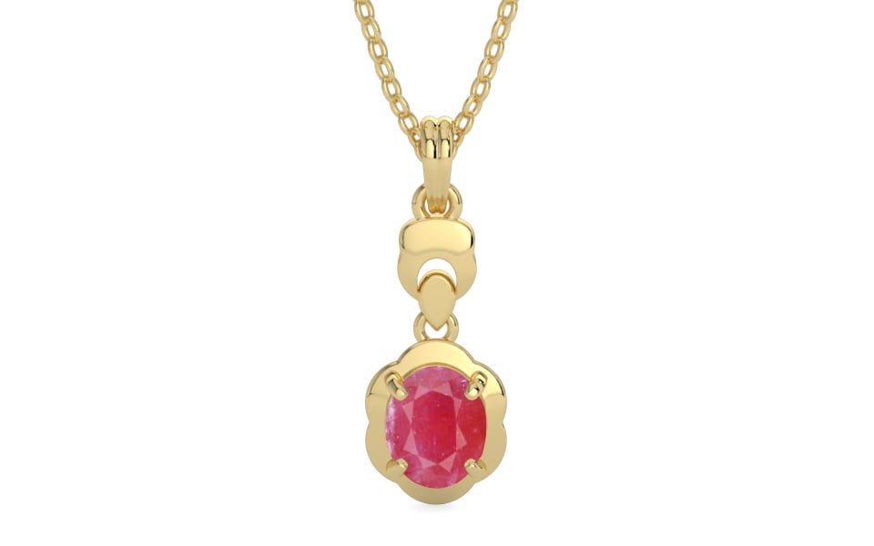 Ashtadhatu Ruby Pendant Fine Quality (P6)