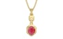 Ashtadhatu Ruby Pendant Fine Quality (P6)