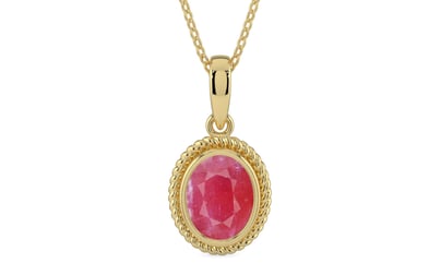 Ashtadhatu Ruby Pendant Fine Quality (P7)