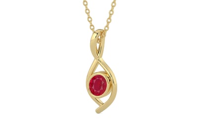 Ashtadhatu Ruby Pendant Limited Quality (P1)