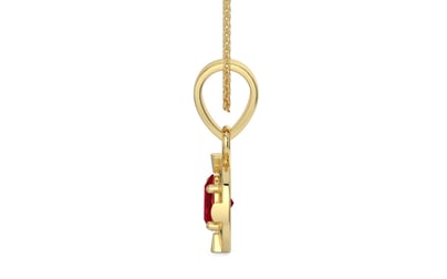 Ashtadhatu Ruby Pendant Limited Quality (P11)