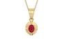 Ashtadhatu Ruby Pendant Limited Quality (P11)