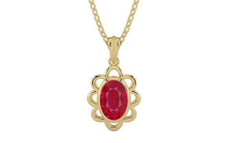 Ashtadhatu Ruby Pendant Limited Quality (P3)
