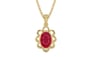 Ashtadhatu Ruby Pendant Limited Quality (P3)