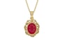 Ashtadhatu Ruby Pendant Limited Quality (P5)