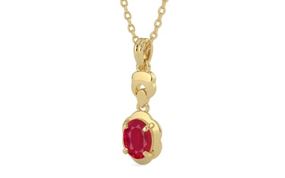 Ashtadhatu Ruby Pendant Limited Quality (P6)